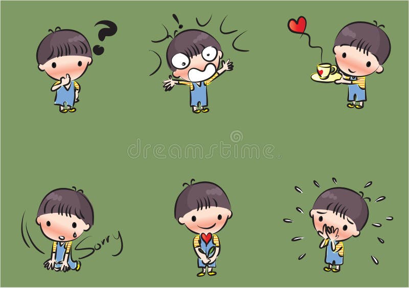 Muchacho del dibujo del vector libre illustration Muchacho del dibujo del vector libre illustration