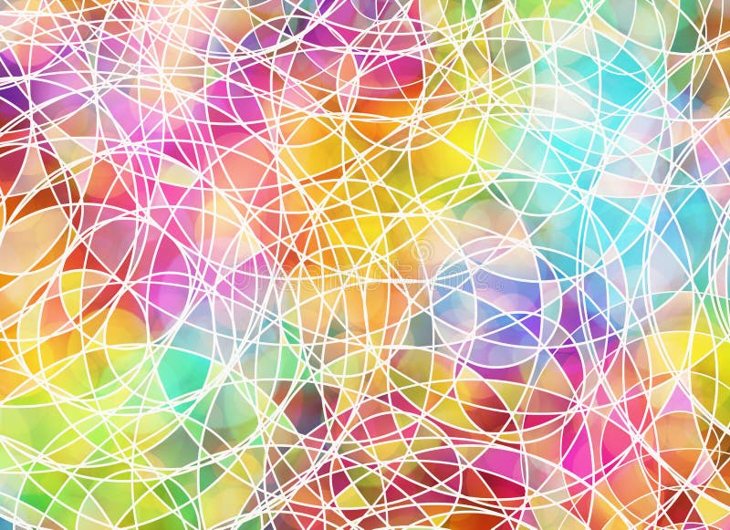 Muchas líneas enredadas en fondos multicolores libre illustration Muchas líneas enredadas en fondos multicolores libre illustration