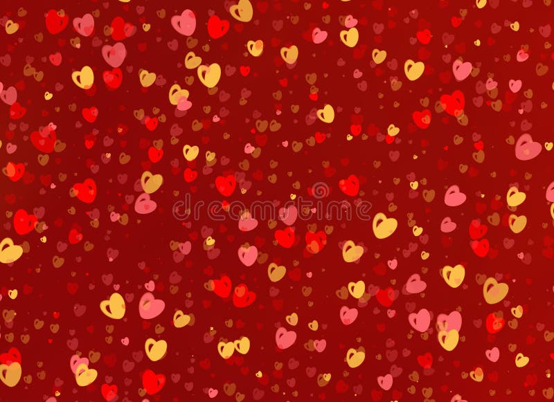 Muchos pequeños fondos multicolores de los corazones ilustración del vector Muchos pequeños fondos multicolores de los corazones ilustración del vector