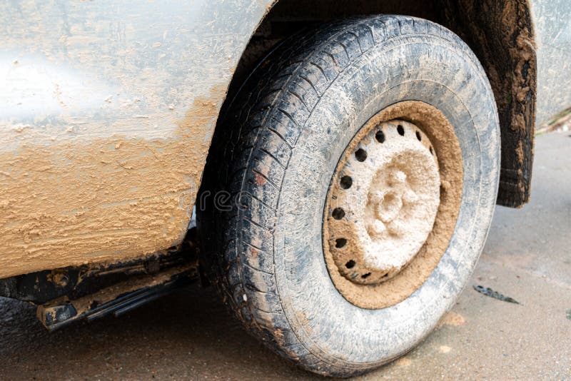 Mud Dirty Pickup Truck Wheels Stock Photo Image of background, rally