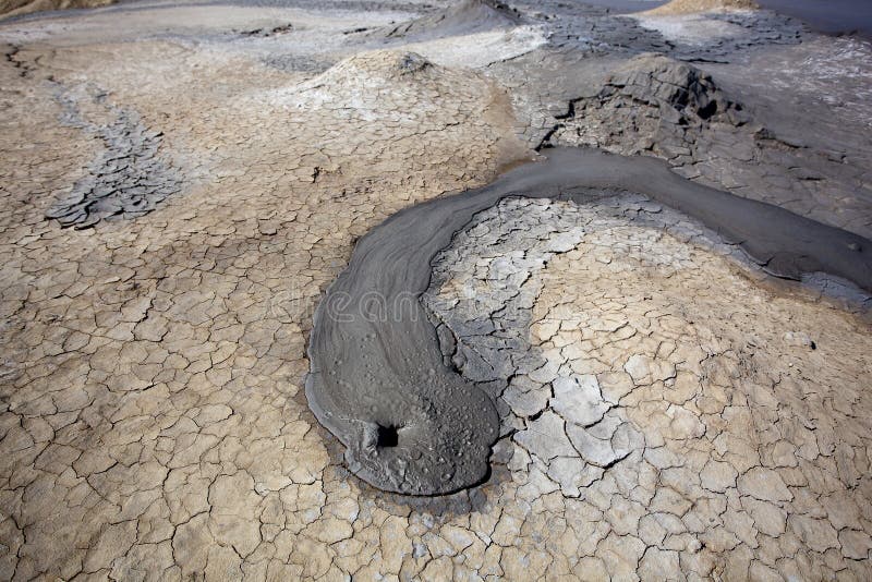 Mud Volcanoes in Buzau, Romania