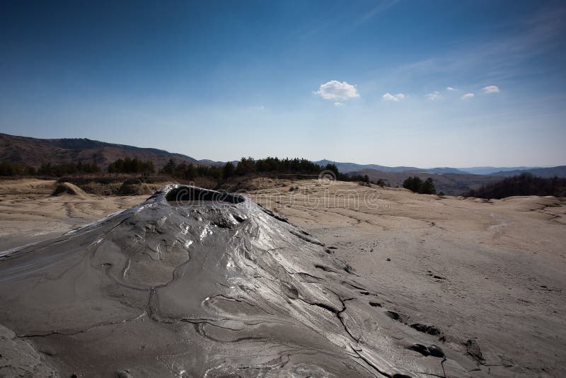 Mud Volcanoes in Buzau, Romania