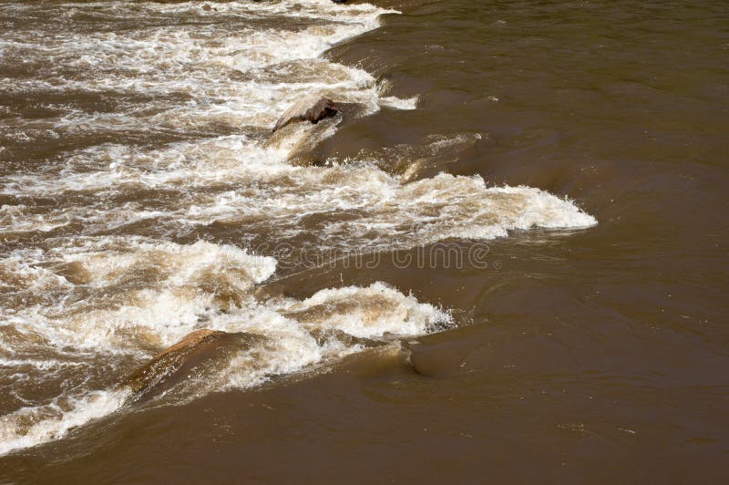 Muddy River Water stock image. Image of stream, water 101736989