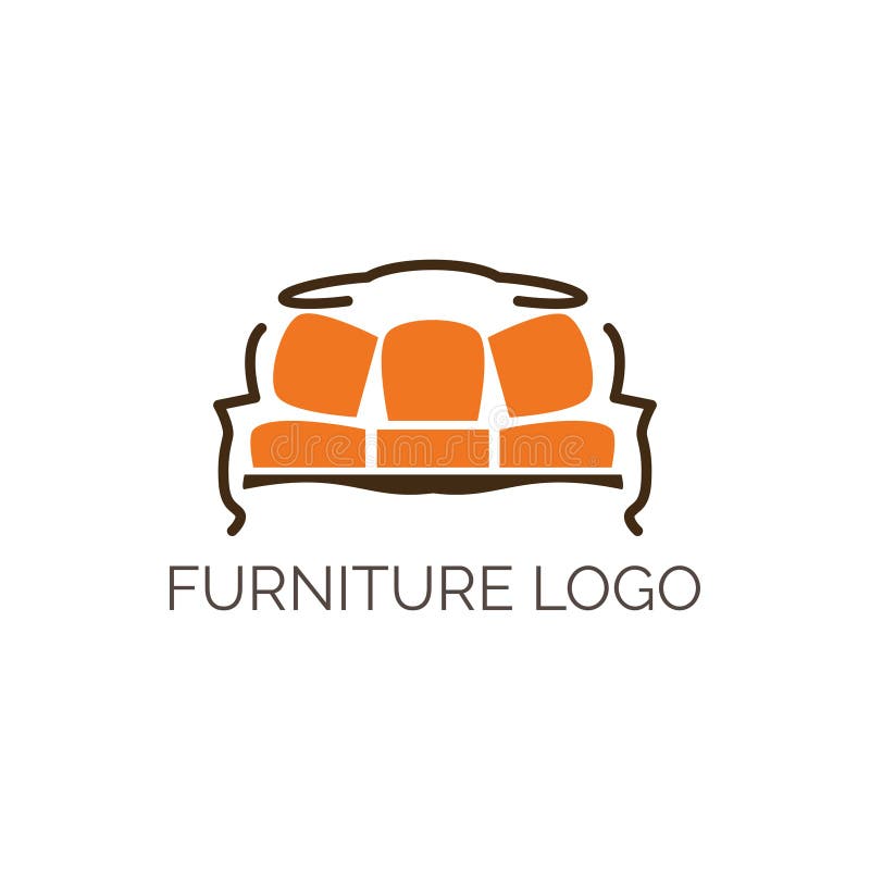 Muebles Logo Vector Art Logo Template Y Ejemplo Ilustración del Vector