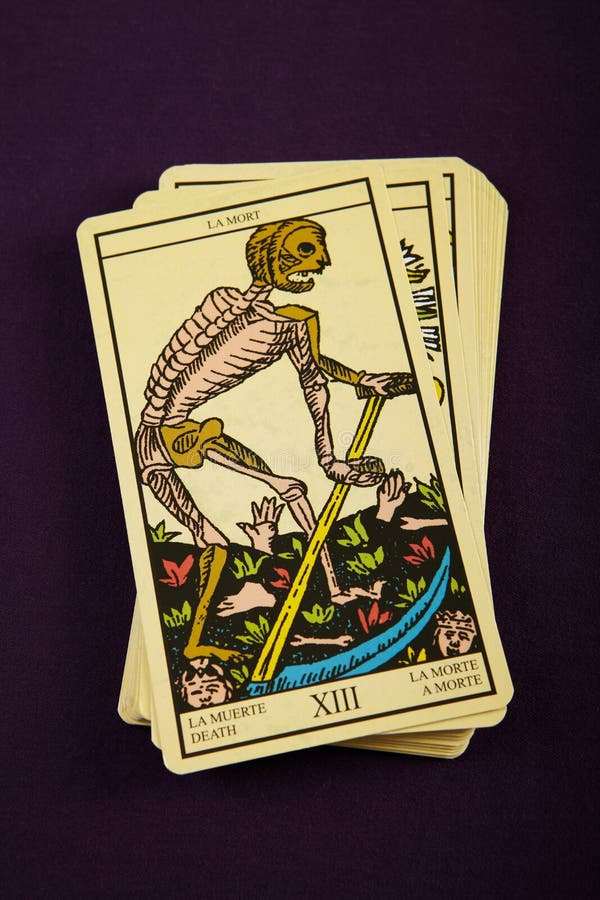Muerte de Tarot fotografía de archivo libre de regalías Muerte de Tarot fotografía de archivo libre de regalías
