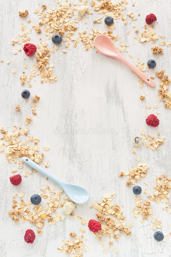 Muesli, Granola and Berries for Breakfast Stock Photo Image of raspberry, breakfast 87854764
