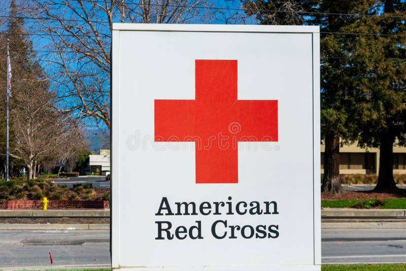 Muestra americana de la Cruz Roja. La Cruz Roja americana es una organización humanitaria que proporciona ayuda humanitaria de ayu