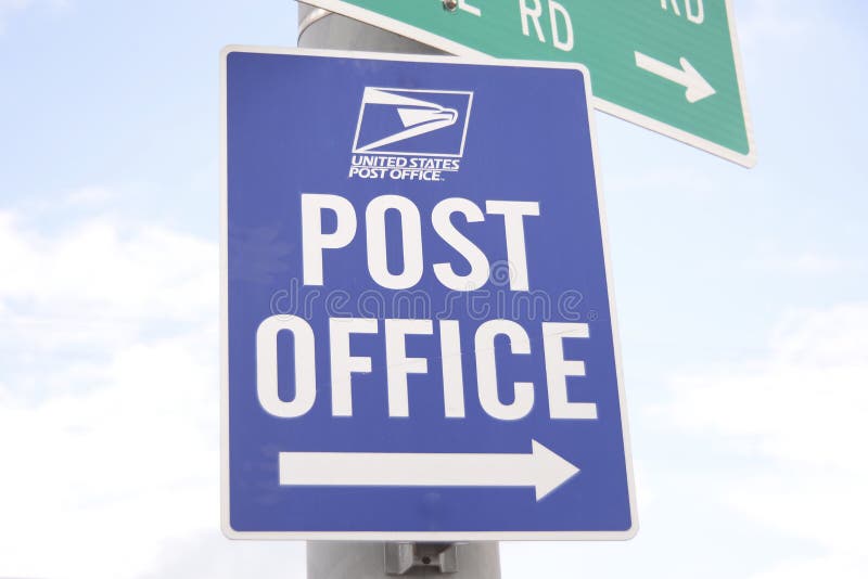 Muestra de la oficina postal de Estados Unidos imágenes de archivo libres de regalías Muestra de la oficina postal de Estados Unidos imágenes de archivo libres de regalías