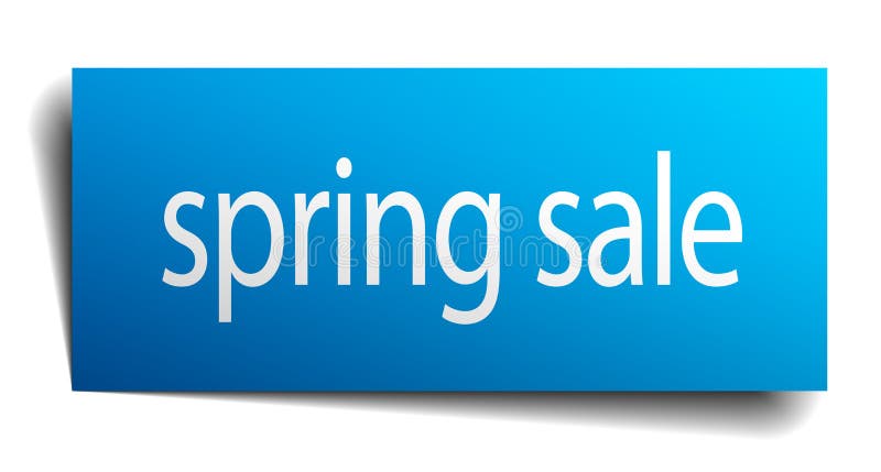Muestra de la venta de la primavera stock de ilustración Muestra de la venta de la primavera stock de ilustración
