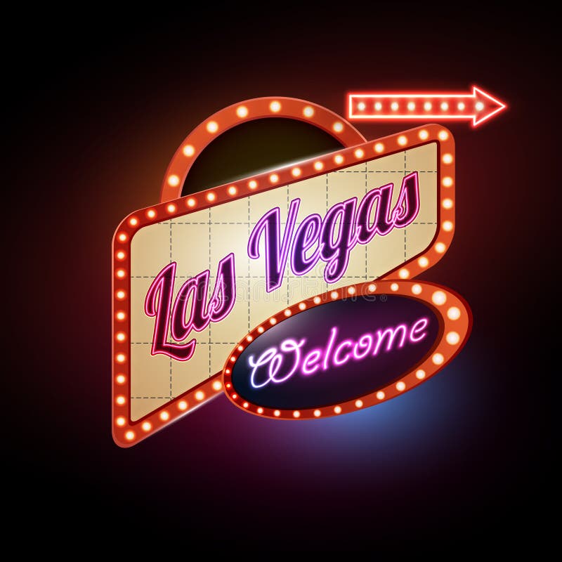Muestra de neón Las Vegas libre illustration Muestra de neón Las Vegas libre illustration