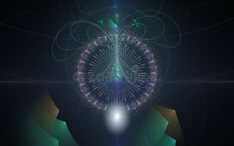 Muestra del extranjero del fractal libre illustration Muestra del extranjero del fractal libre illustration