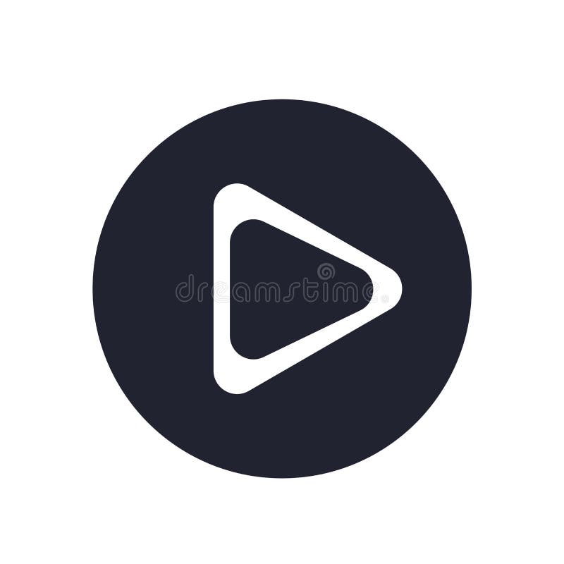 Muestra y símbolo del vector del icono del botón de reproducción aislados en el fondo blanco, concepto del logotipo del botón de libre illustration Muestra y símbolo del vector del icono del botón de reproducción aislados en el fondo blanco, concepto del logotipo del botón de libre illustration