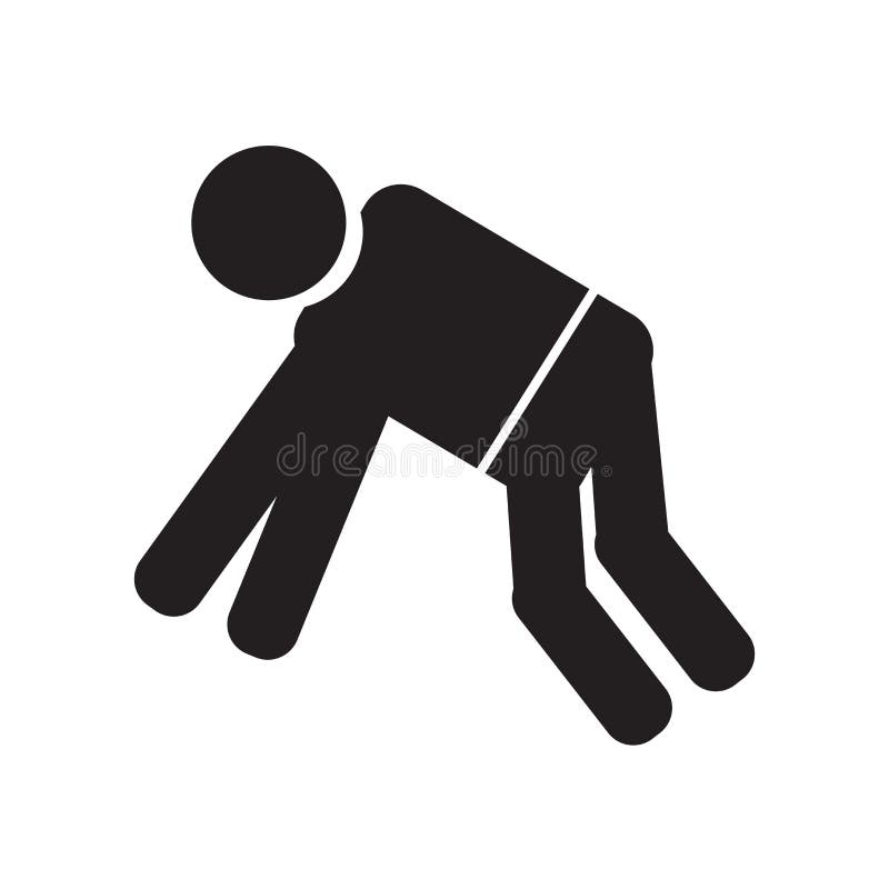 Muestra y símbolo del vector del icono de la postura de la yoga aislados en el fondo blanco, concepto del logotipo de la postura stock de ilustración Muestra y símbolo del vector del icono de la postura de la yoga aislados en el fondo blanco, concepto del logotipo de la postura stock de ilustración