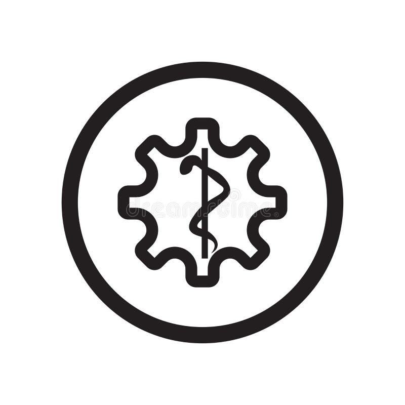 Muestra y símbolo del vector del icono de la señal de la farmacia aislados en el fondo blanco, concepto del logotipo de la señal ilustración del vector Muestra y símbolo del vector del icono de la señal de la farmacia aislados en el fondo blanco, concepto del logotipo de la señal ilustración del vector