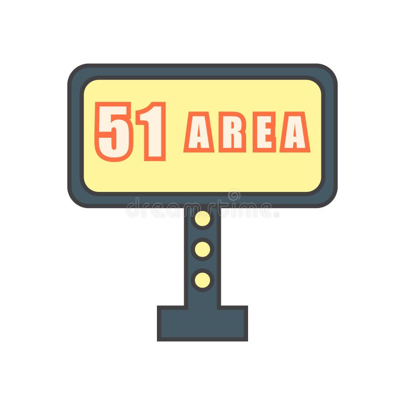 Muestra y símbolo del vector del icono del área 51 aislados en el fondo blanco, concepto del logotipo del área 51 stock de ilustración Muestra y símbolo del vector del icono del área 51 aislados en el fondo blanco, concepto del logotipo del área 51 stock de ilustración
