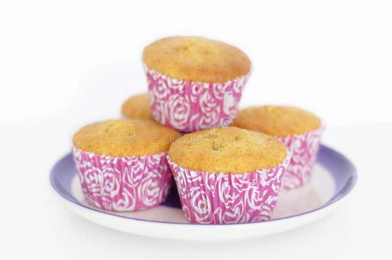 Muffin deliziosi fotografie stock libere da diritti Muffin deliziosi fotografie stock libere da diritti
