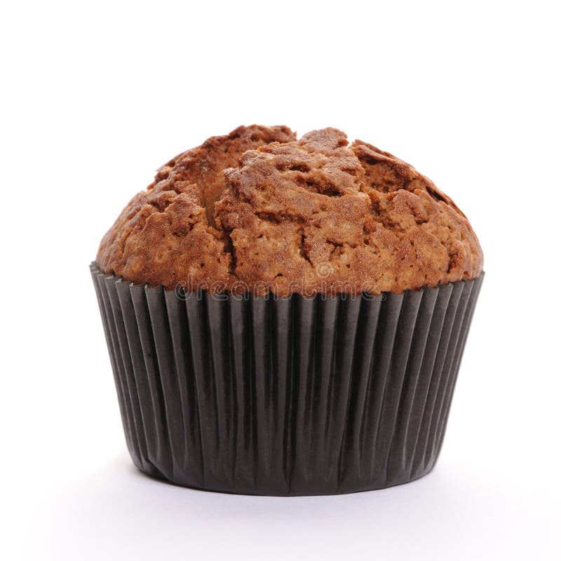 Muffin die op wit wordt geïsoleerd? royalty-vrije stock afbeelding Muffin die op wit wordt geïsoleerd? royalty-vrije stock afbeelding