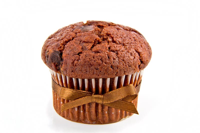Muffin mit Kakao und Schokolade