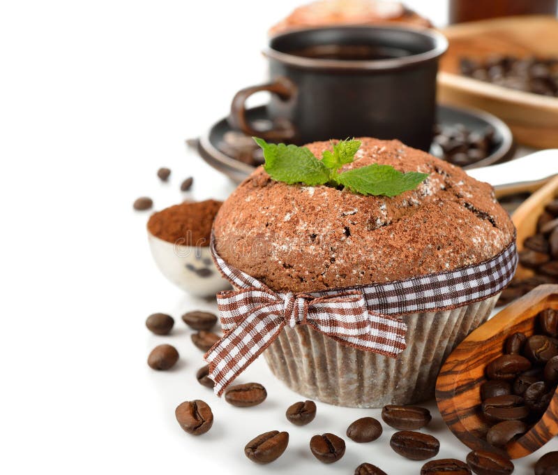 Kaffeebohnen, Zucker Und Gewürze Stockfoto - Bild von koffein, aroma ...