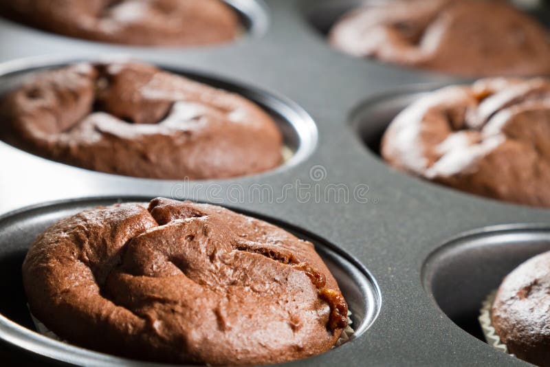 Muffin σοκολάτας ψησίματος δίσκος