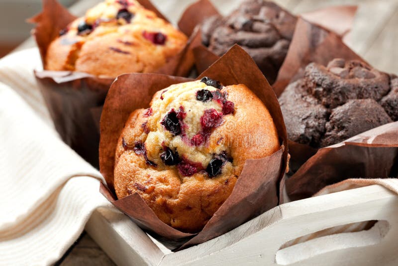 Muffins zdjęcia royalty free Muffins zdjęcia royalty free