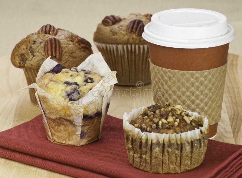 Muffins and coffee