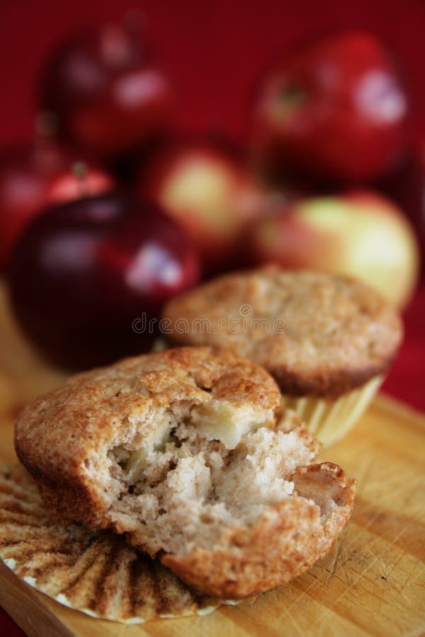 Muffins μήλων στοκ φωτογραφίες με δικαίωμα ελεύθερης χρήσης