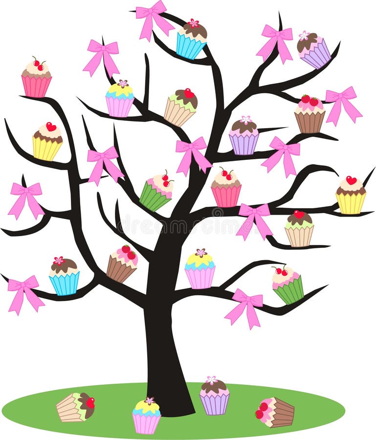 muffintree stock illustrationer muffintree stock illustrationer