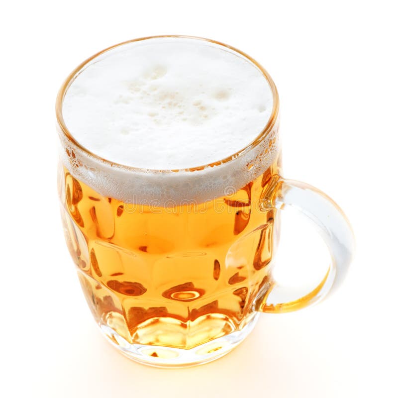 Glass Mug with Beer Isolated Stock Photo Image of isolated, glass