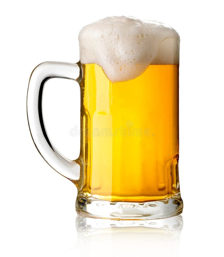 Mug with beer stock photo. Image of bottled, beverage 35053306
