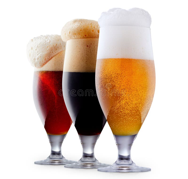 Download Mug Collection Of Frosty Beer With Foam Stock Photo - Image of alcohol, booze: 102341588