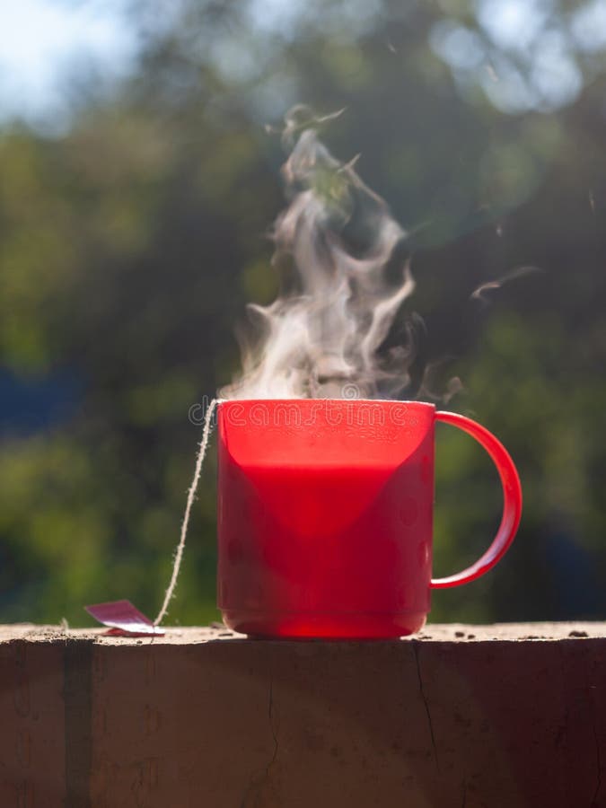A mug of tea stock photo. Image of beverage, transparent 128456604