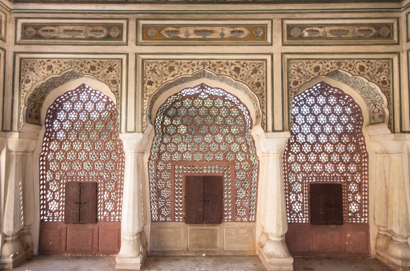 Mughal Architecture Stock Photo Image 47890497