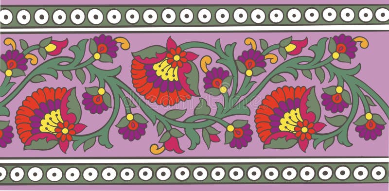 Box Pallu Saree Border Embroidery Design