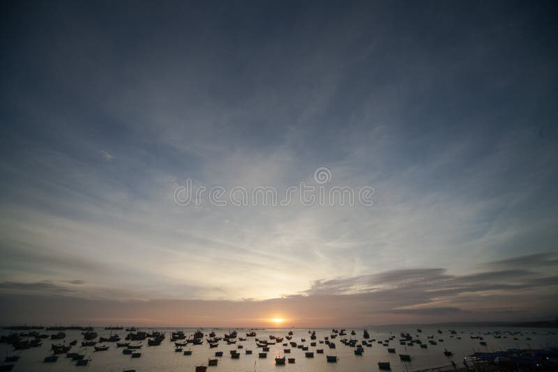 Mui Ne Fishing Village royalty free stock photo Mui Ne Fishing Village royalty free stock photo