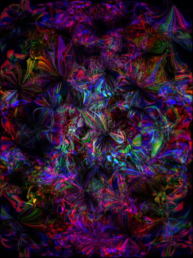 Textura muito psicadélica ilustração royalty free