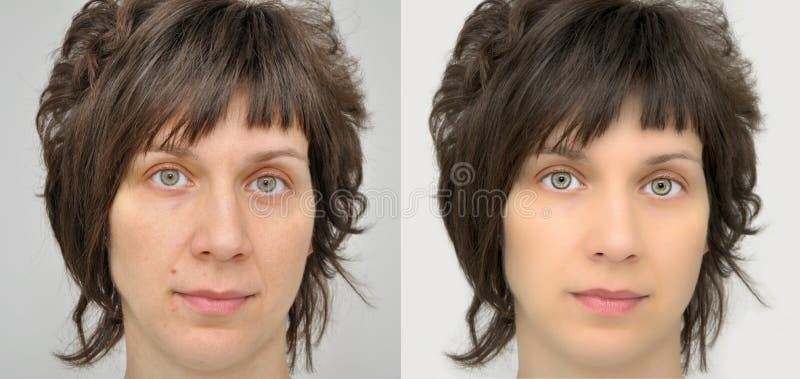 Mujer Antes Y Después De Aplicar Maquillaje Y Retocar Del Ordenador Imagen de archivo - Imagen de contraste, retratos: 46838205 Mujer Antes Y Después De Aplicar Maquillaje Y Retocar Del Ordenador Imagen de archivo - Imagen de contraste, retratos: 46838205