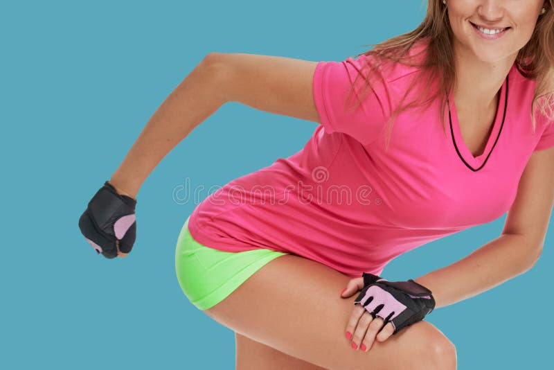 Mujer con cuerpo hermoso imagenes de archivo