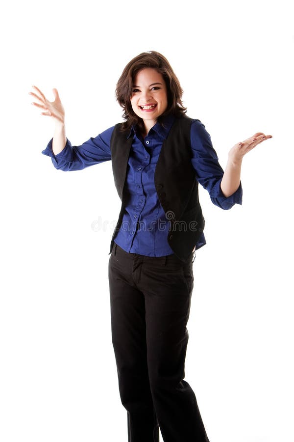 Mujer de la diversión fotografía de archivo libre de regalías Mujer de la diversión fotografía de archivo libre de regalías