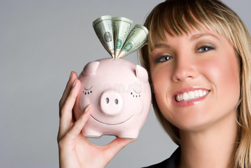 Mujer de las finanzas fotografía de archivo libre de regalías Mujer de las finanzas fotografía de archivo libre de regalías