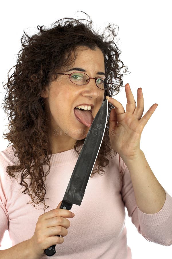 Mujer de negocios desequilibrada foto de archivo libre de regalías Mujer de negocios desequilibrada foto de archivo libre de regalías