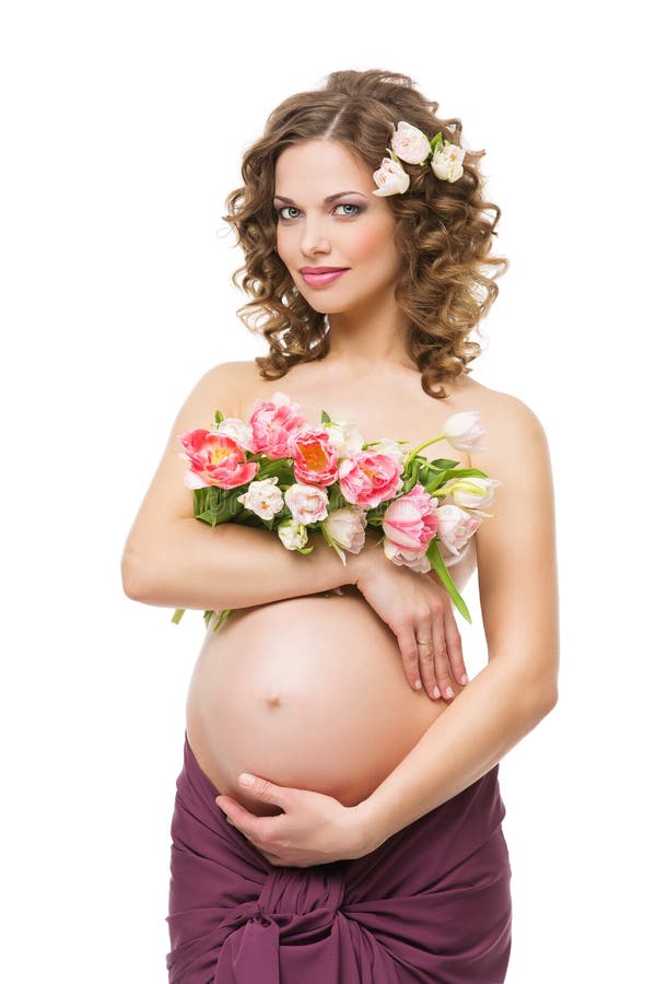 Mujer embarazada en tela imagen de archivo. Imagen de ajuste - 50459453
