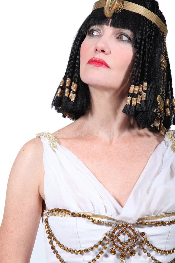 Mujer En El Traje De Cleopatra Imagen de archivo - Imagen de gente, adulto:  25578375