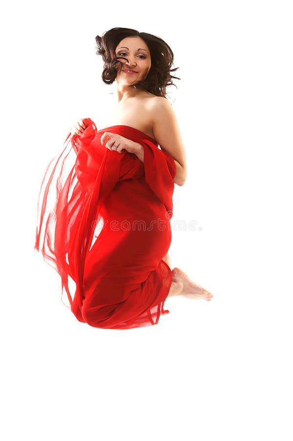 Mujer en rojo fotografía de archivo libre de regalías Mujer en rojo fotografía de archivo libre de regalías