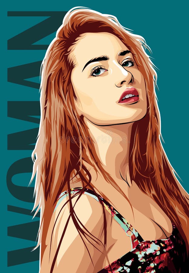 Mujer hermosa stock de ilustración Mujer hermosa stock de ilustración