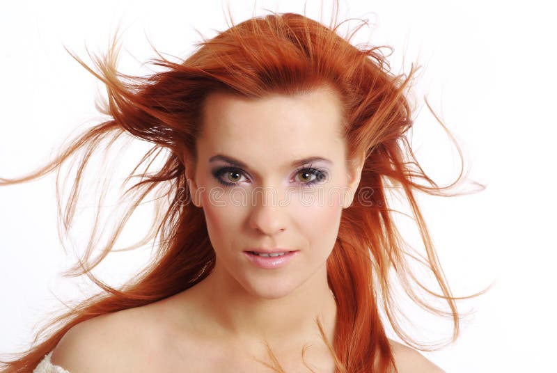 Mujer hermosa del Redhead foto de archivo Mujer hermosa del Redhead foto de archivo