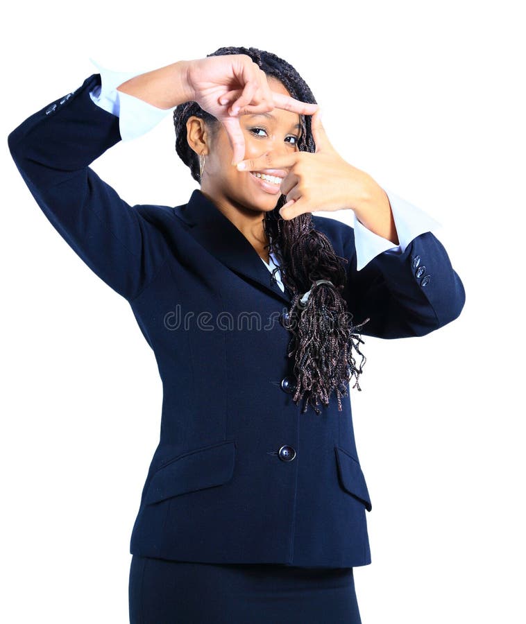 Mujer joven hermosa del afroamericano imagenes de archivo Mujer joven hermosa del afroamericano imagenes de archivo