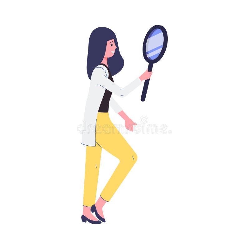 Mujer Mirando a Través De La Lupa, Niña De Dibujos Animados Desde Un Punto De Vista Lateral Ilustración del Vector - Ilustración de persona, objeto: 197110879 Mujer Mirando a Través De La Lupa, Niña De Dibujos Animados Desde Un Punto De Vista Lateral Ilustración del Vector - Ilustración de persona, objeto: 197110879