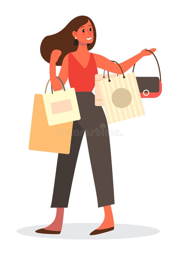 Mujeres Comprando Persona Con Ropa Concepto De Venta Masiva Y Descuento  Ilustración del Vector - Ilustración de presente, asimiento: 170691729