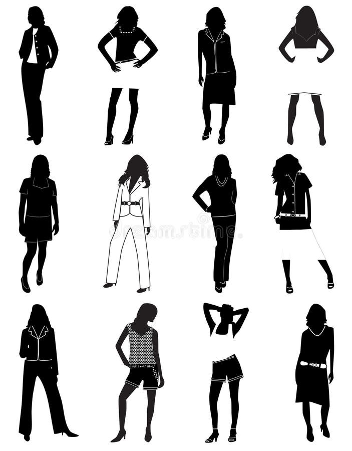 Mujeres de la manera. Ilustración del vector libre illustration Mujeres de la manera. Ilustración del vector libre illustration